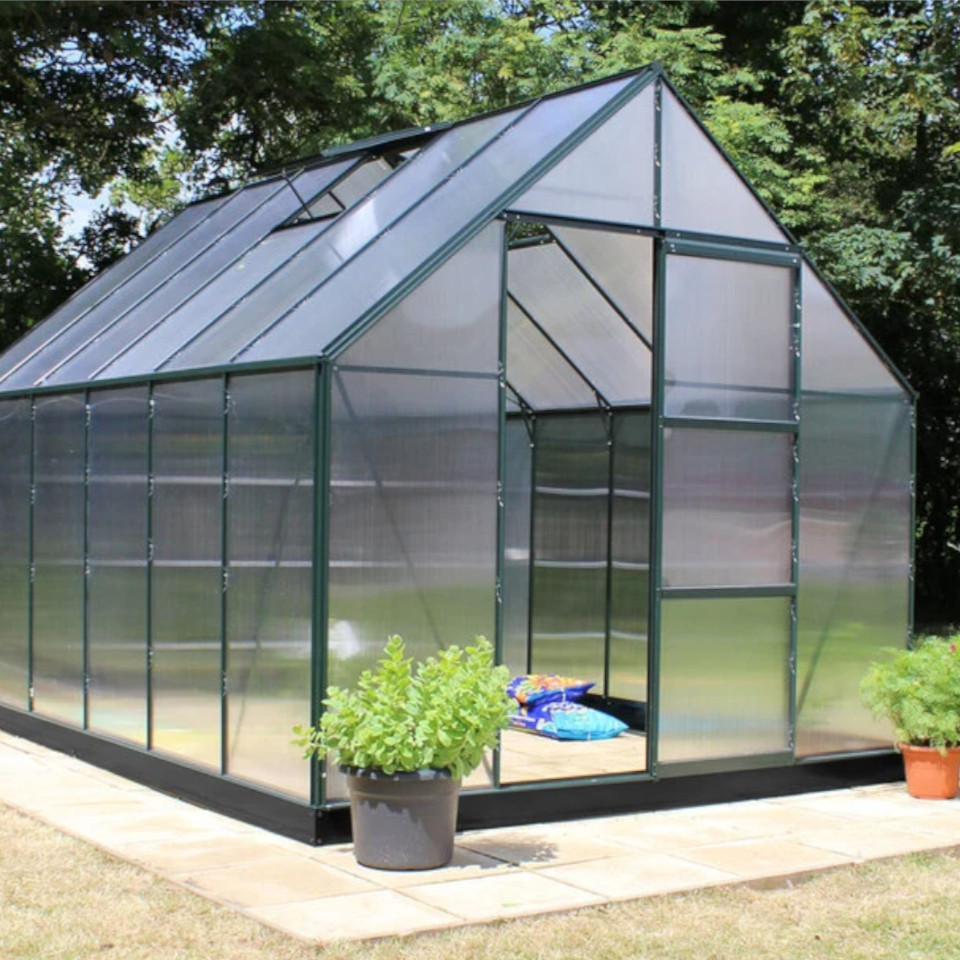 Halls Stegdoppelplatten Gewächshäuser