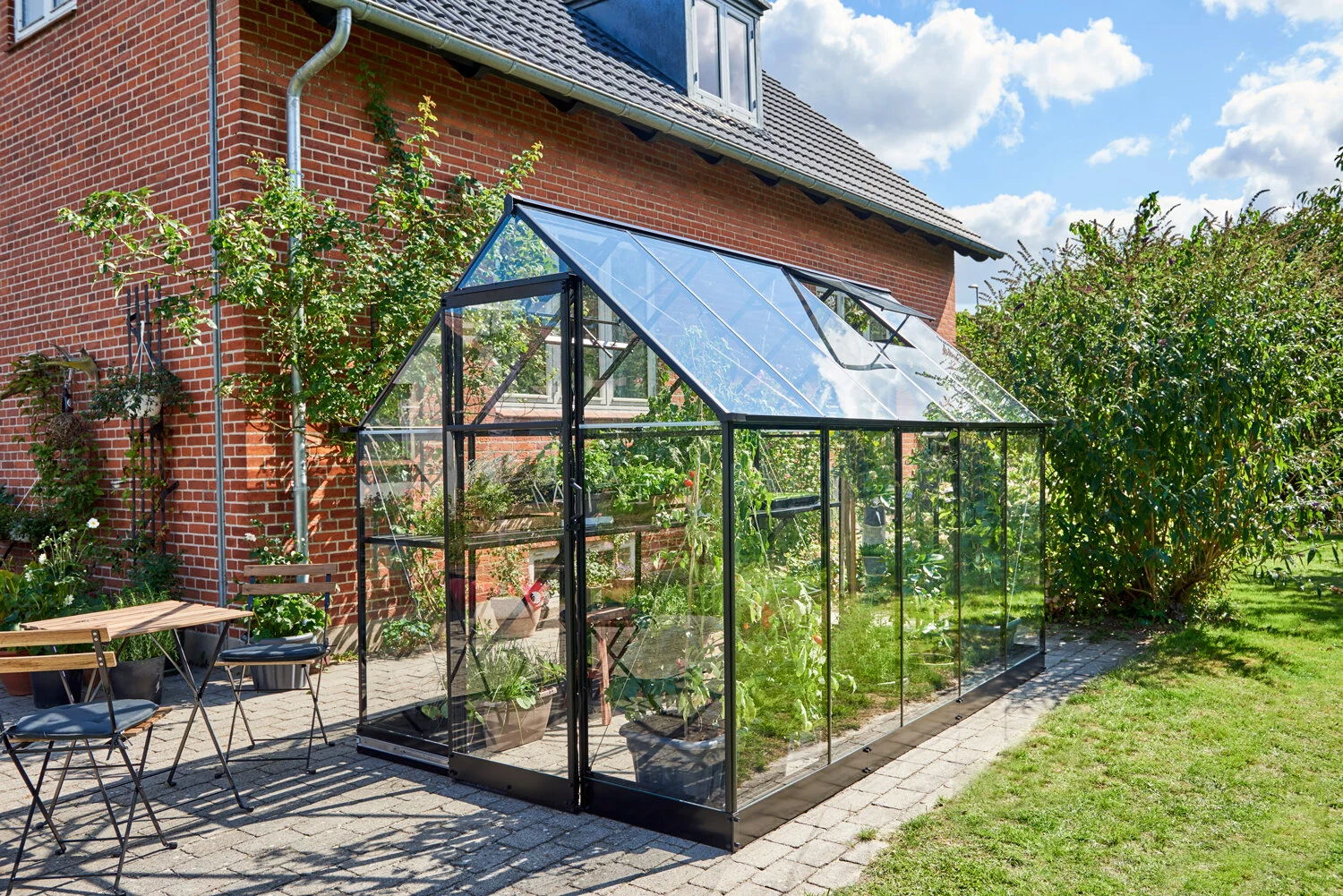 Halls Gewächshaus Größen