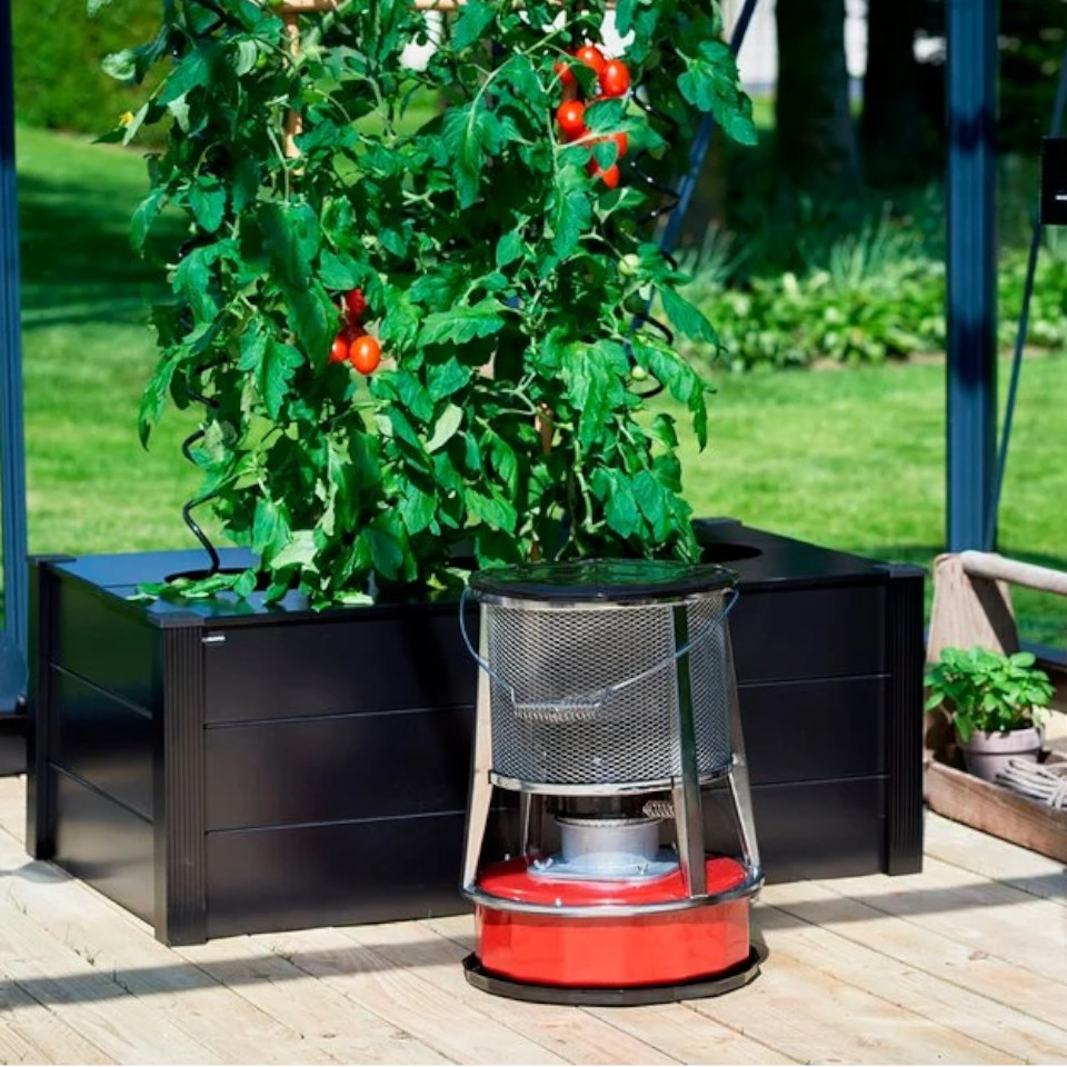 Halls Gewächshausheizung