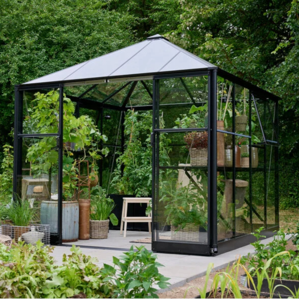 Halls Gewächshausserie Qube