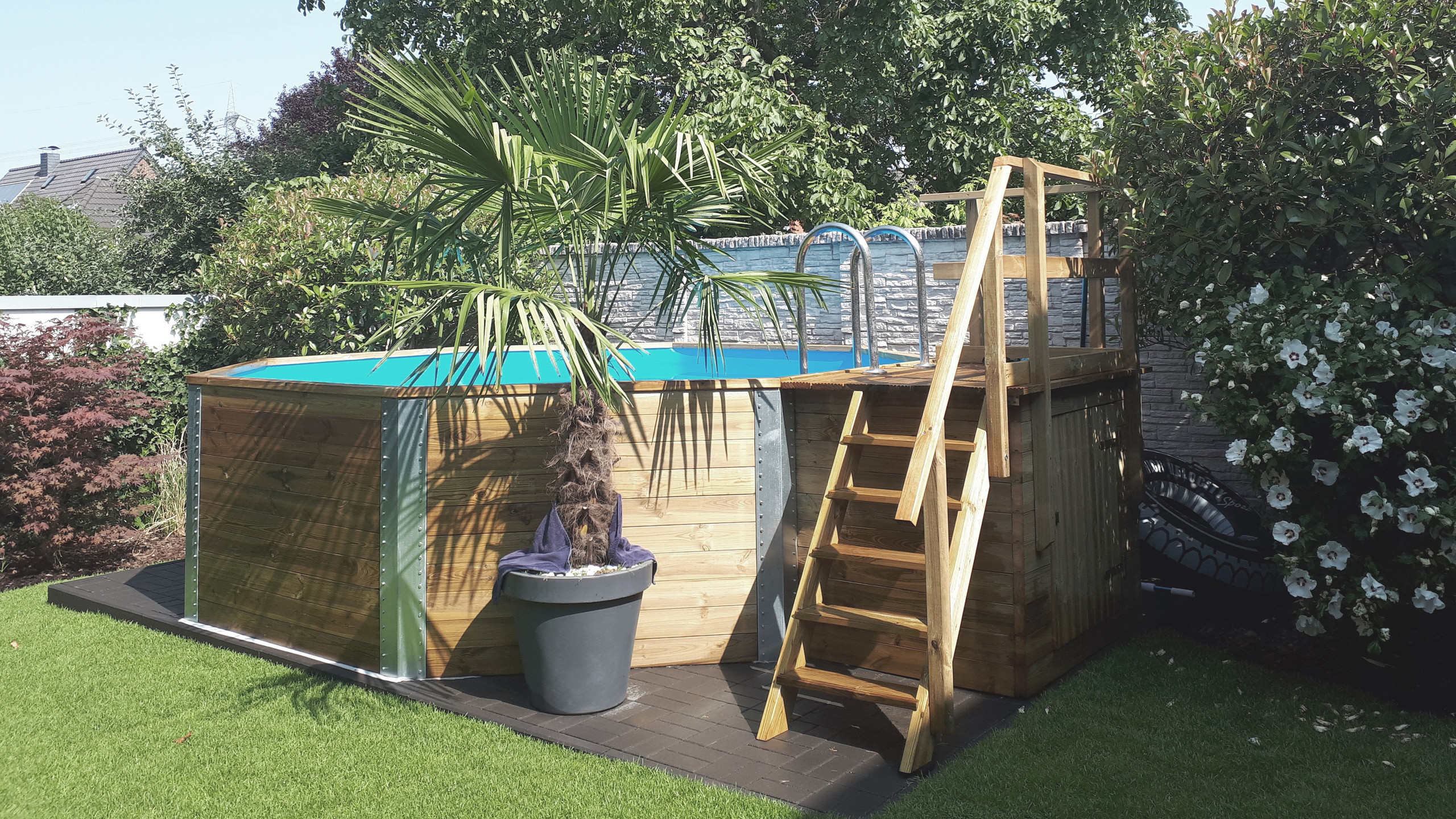 Weka Massivholzpool 593 B in Größe 1