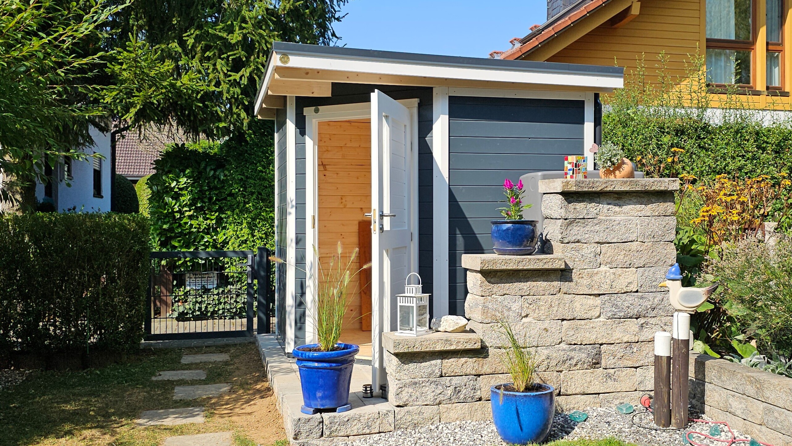 Weka 21 mm Gartenhaus 229 A Eckhaus