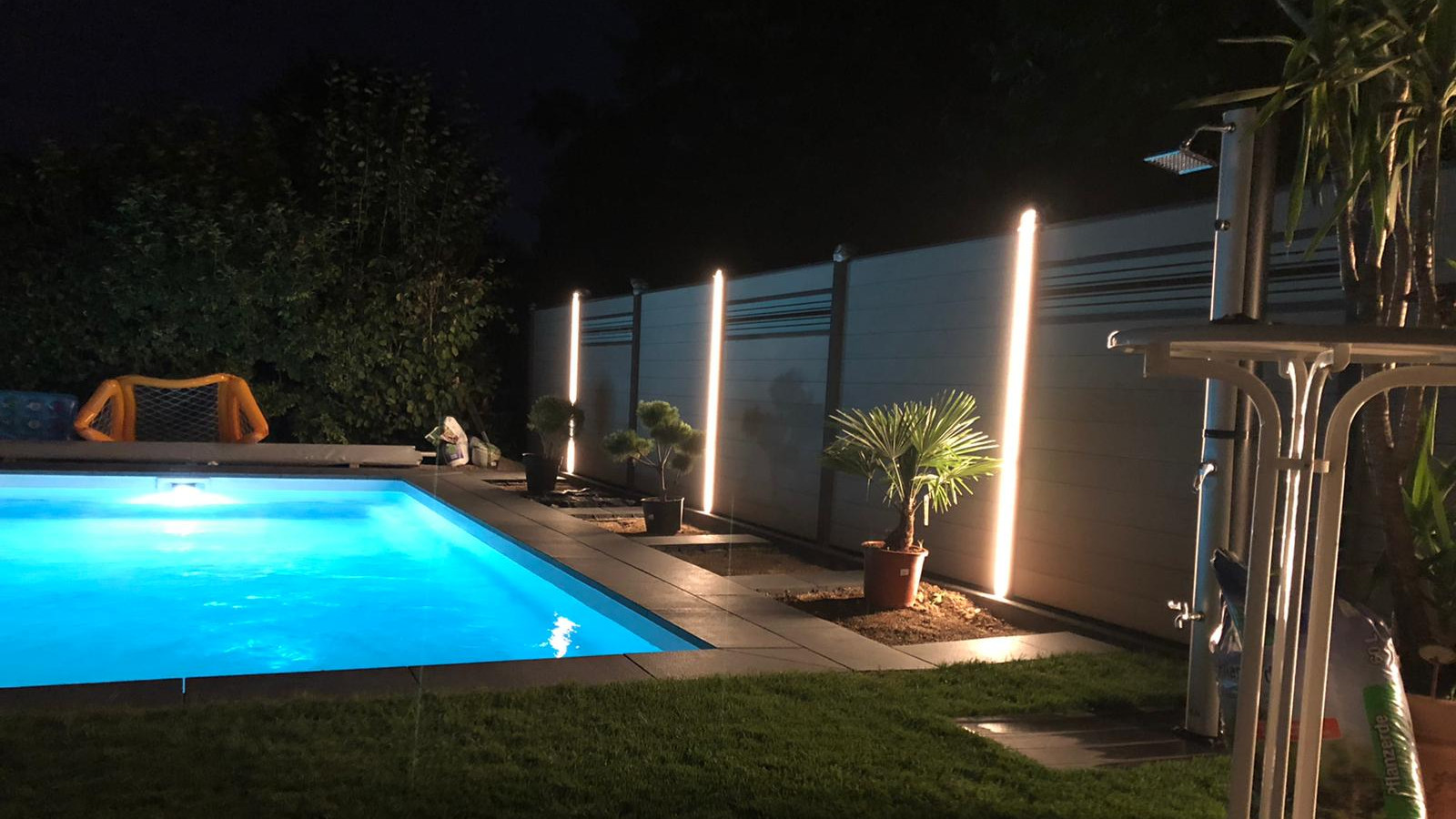 GroJa Solid Stecksystem Bausatz Quadratisch inkl. Glas-Designeinsatz