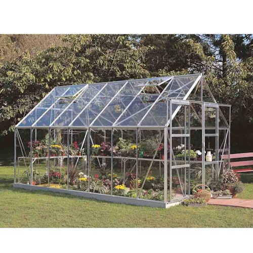 Halls Gewächshaus Magnum SET inklusive Fundamentrahmen - 8,3 m² / 9,9 m² / 11,5 m²