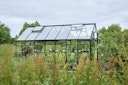 Vorschaubild Halls Gewächshaus Blockley 8,1 m² / 9,7 m² / 11,3 m²  - Schwarz mit 3 mm Sicherheitsglas  inkl. integrierten Fundamentrahmen