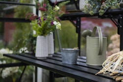 Juliana klappbarer Lamellentisch für Gewächshaus Icon 6 - 3,7 m² / 4,9 m² / 6,1 m²