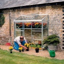 Vorschaubild Halls Gewächshaus Altan - 0,91 m² / 1,33 m² Farbe: Aluminium