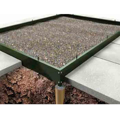 Halls Stahlfundament für Gewächshaus Universal 9,9 m²