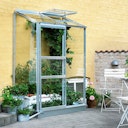 Vorschaubild Halls Gewächshaus Altan - 0,91 m² / 1,33 m² Farbe: Aluminium