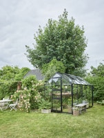 Halls Gewächshaus Burford 610 - 6,2 m² inkl. integrierten Fundamentrahmen